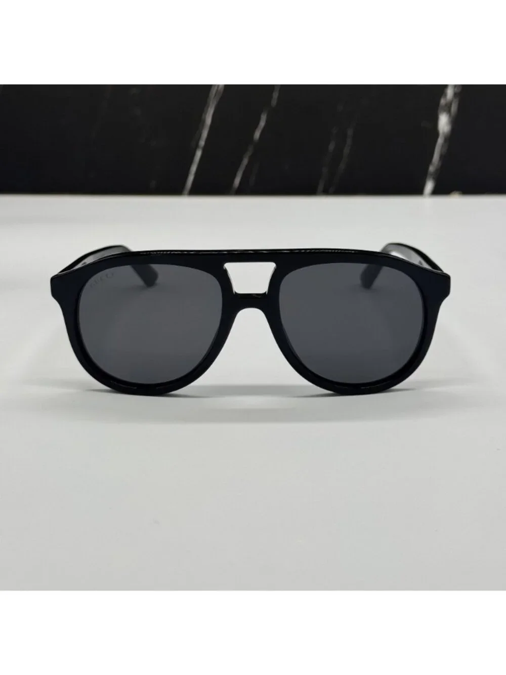 NEW GUCCI GG1320S 004 SUNGLASSES BLACK AVIATOR UNISEX GUCCI EYEWEAR